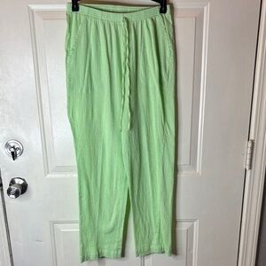 BocaBay 100% Cotton Mint Green Women's Pants